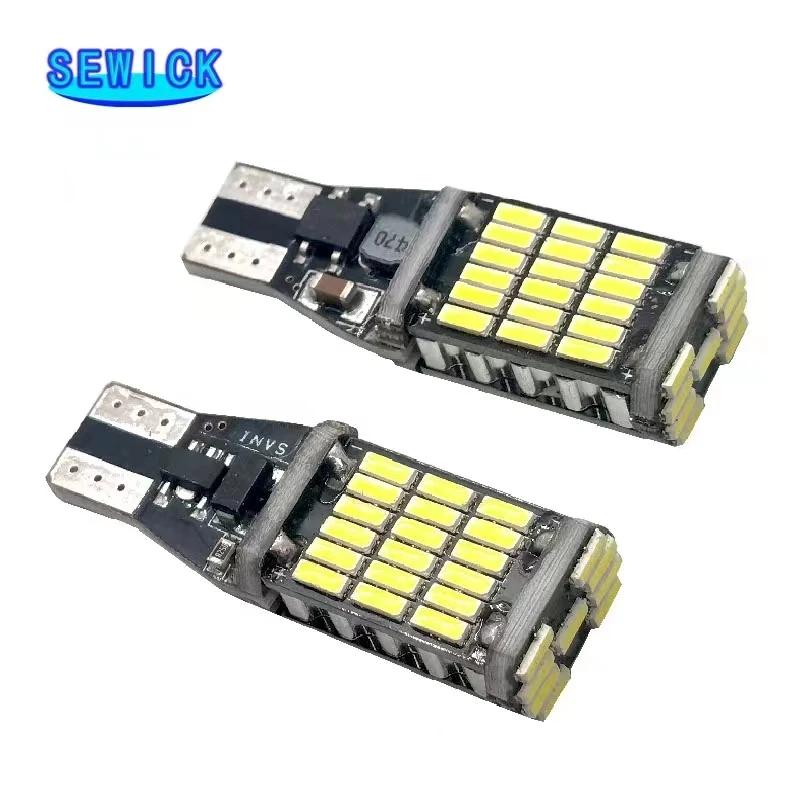 ڵ LED , ſ  ĵ LED ȣ,  , DC12 V, 24V,   Ĺ , T15, W16W, 4014, 45SMD, W5W, 100 